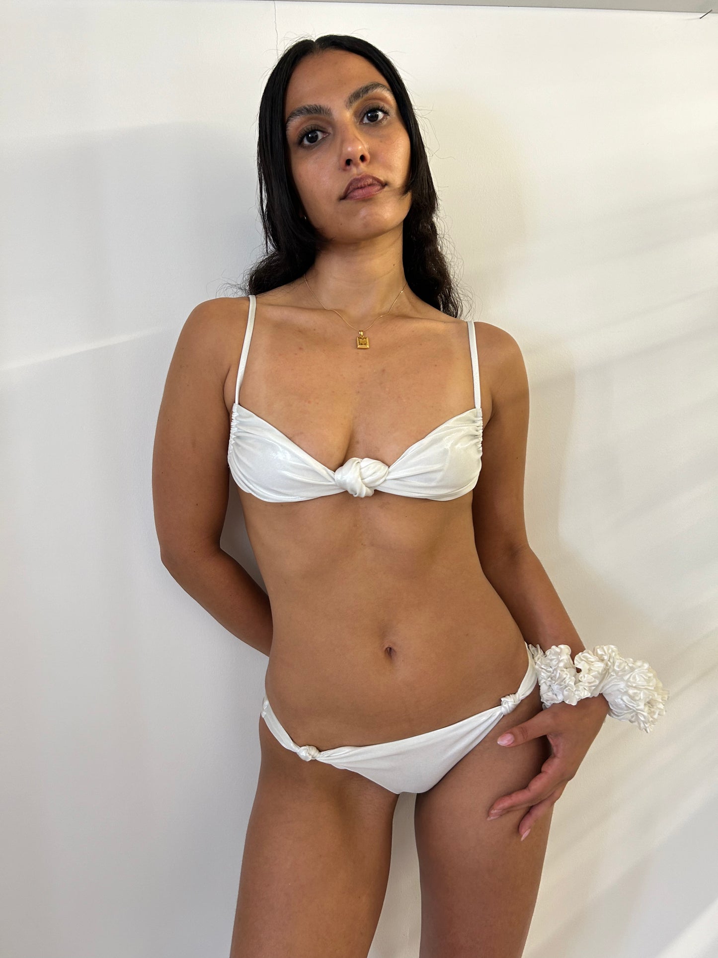 zahra bikini top in ivory