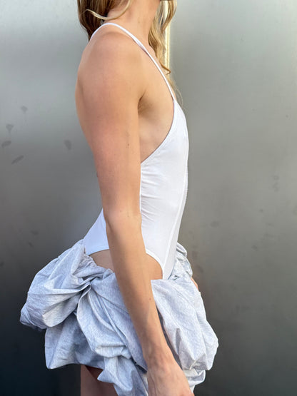 Jersey scrunchie skirt