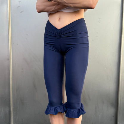 Frilly capri